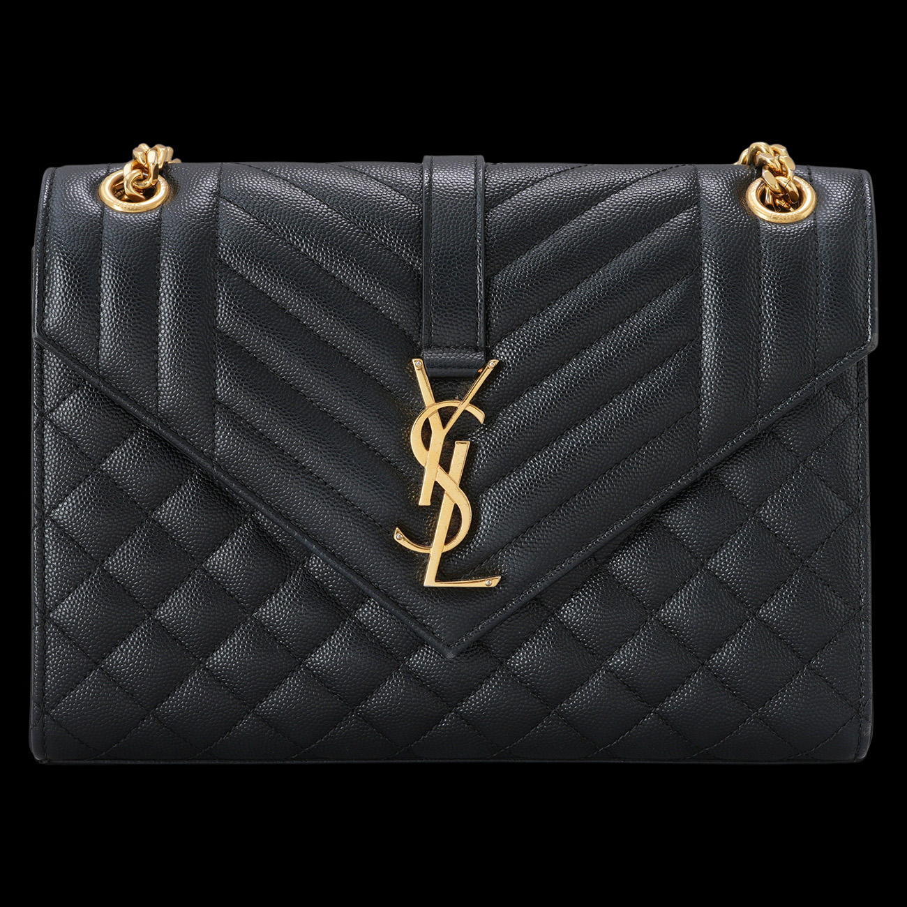 YVES SAINT LAURENT(USED)생로랑 487206 엔벨로프 체인 숄더백